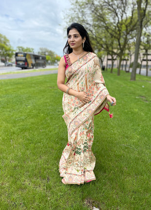 Handloom Munga Crepe  Pashmina