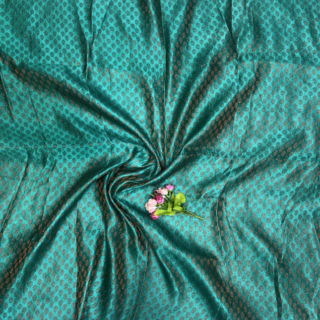 Medium_Green_Copper_Brocade_Blouse