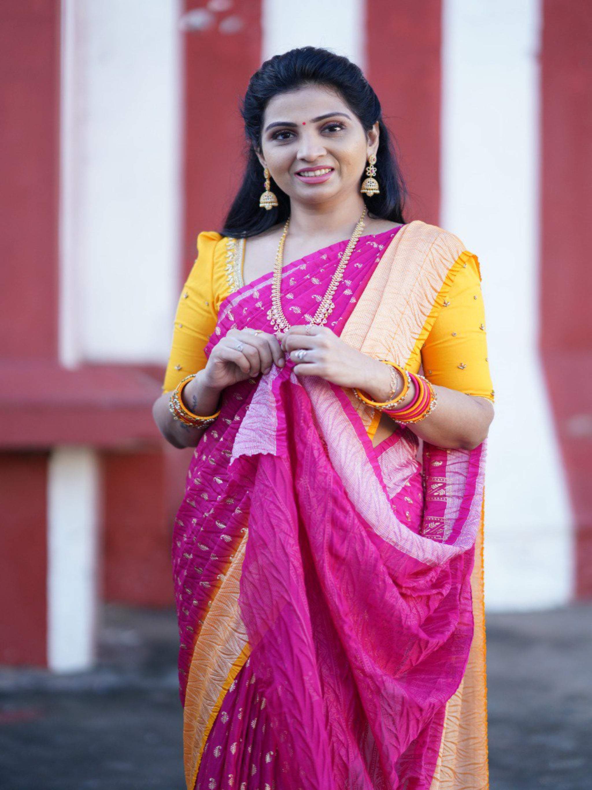 Captivating South Indian Festival Traditional Half Saree: Embrace Time –  Fabcartz.com