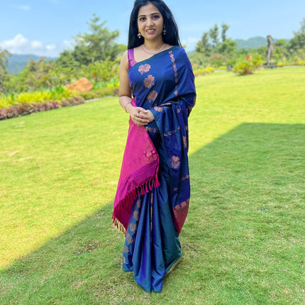 Border Less Kanchi Silk