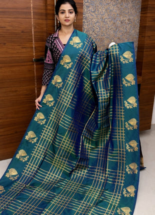 Border Less Kanchi Silk