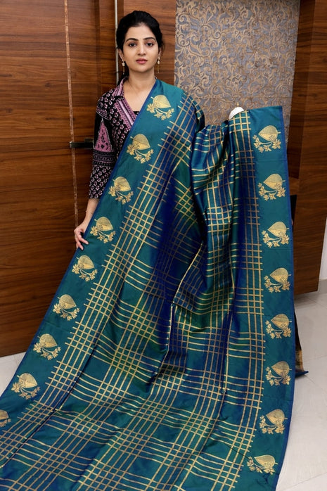 Border Less Kanchi Silk