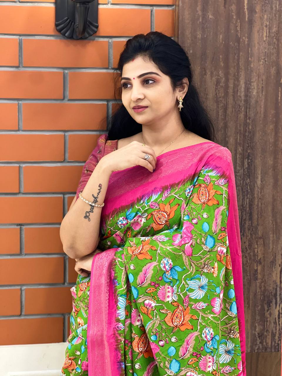 Buy Pink Wish Saree (saree for women 2019 sarees sarees under 500 latest sarees  under 200 latest sarees collection 2019 under 500) JJ at Amazon.in