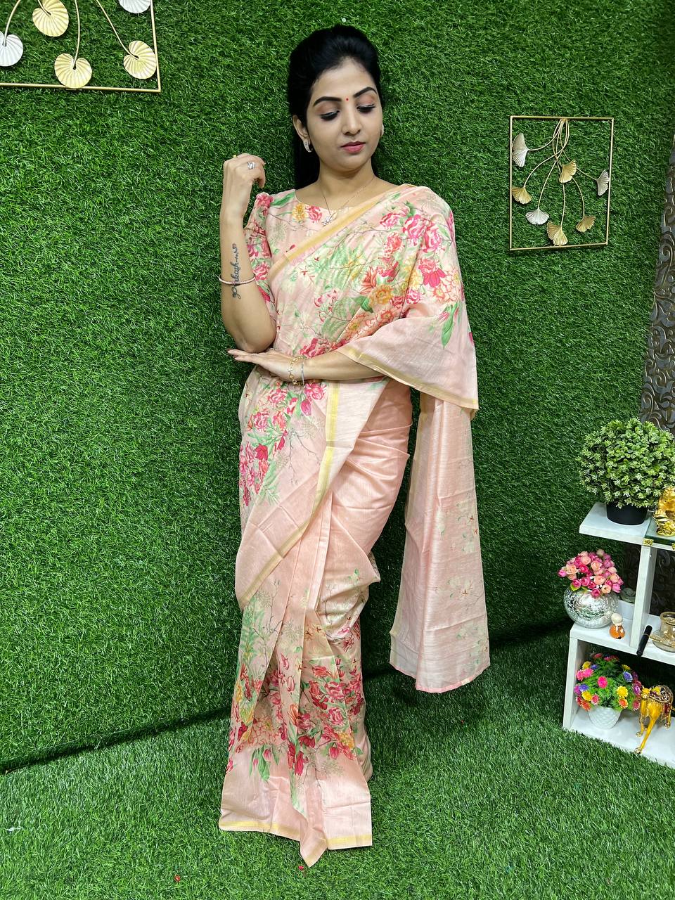 Buy Saree For Women Party Wear wine chanderi cotton sarees new collection  Half Sarees Offer Designer Below 300 Rupees Latest Design Under 300 Combo  Art Silk New Collection 2019 In Latest With