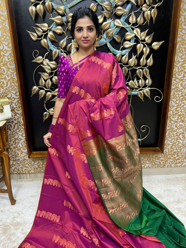 Border Less Kanchi Silk