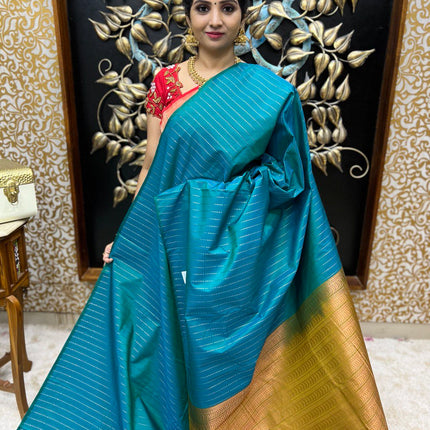 Border Less Kanchi Silk