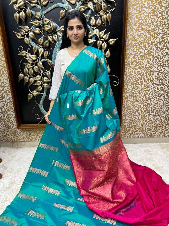 Border Less Kanchi Silk