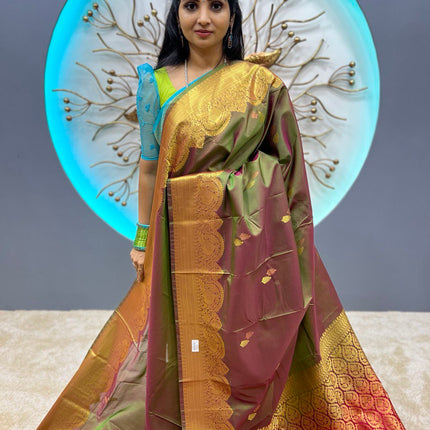 Premium Kanchi Gold Zari