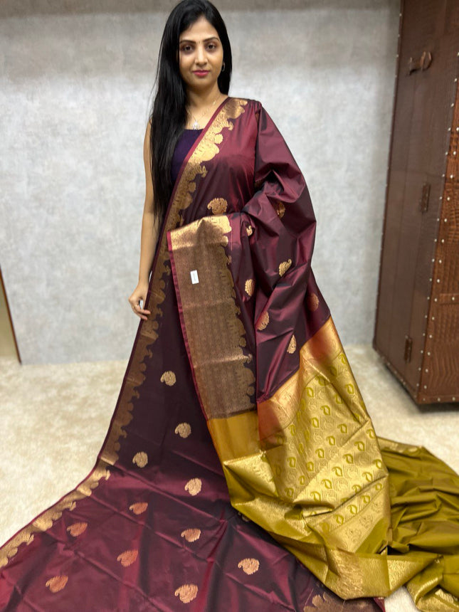 Premium Kanchi Gold Zari