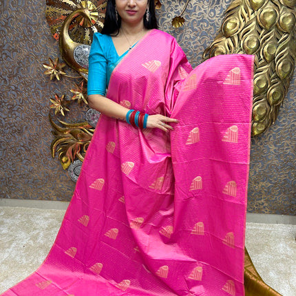 Border Less Kanchi Silk