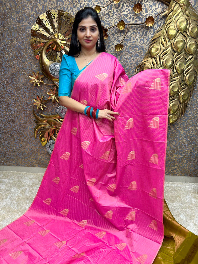 Border Less Kanchi Silk