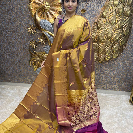 Premium Kanchi Gold Zari