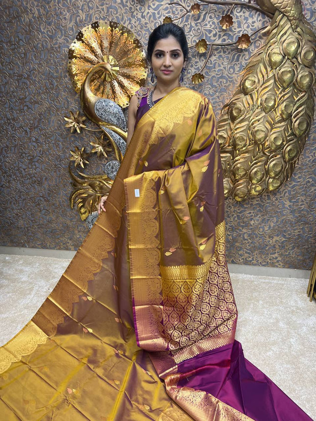 Premium Kanchi Gold Zari