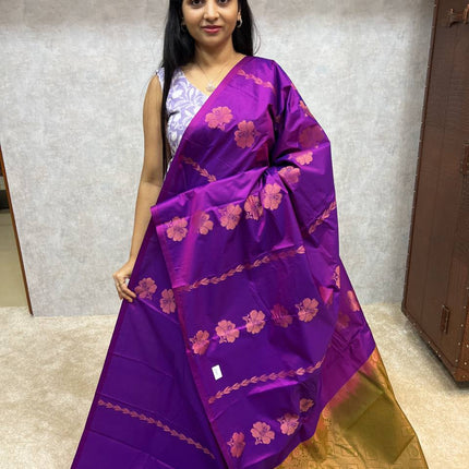 Border Less Kanchi Silk