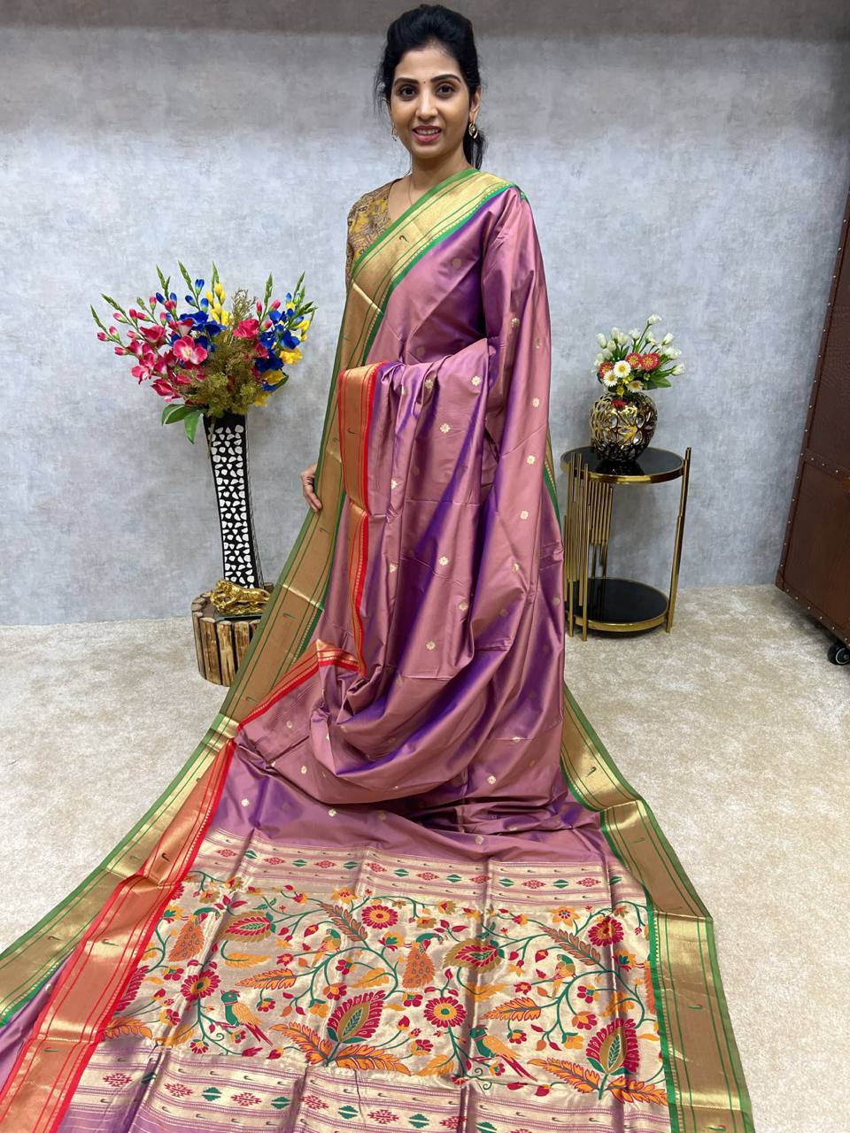 Paithani Dress Material #dress #dressmaterial #dressmaterials #paithani  #paithani_culture #post #paithanicollection #fashion #like #shar... |  Instagram