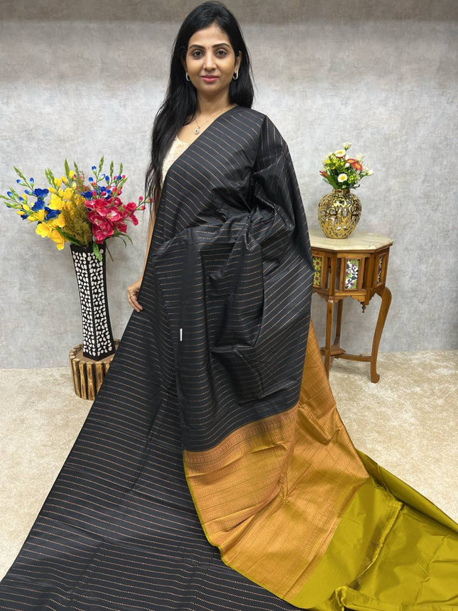 Border Less Kanchi Silk