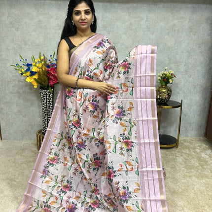 Semi Gadwal Silk Saree