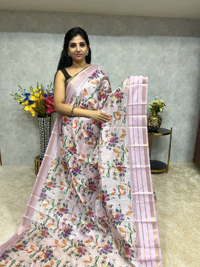 Semi Gadwal Silk Saree