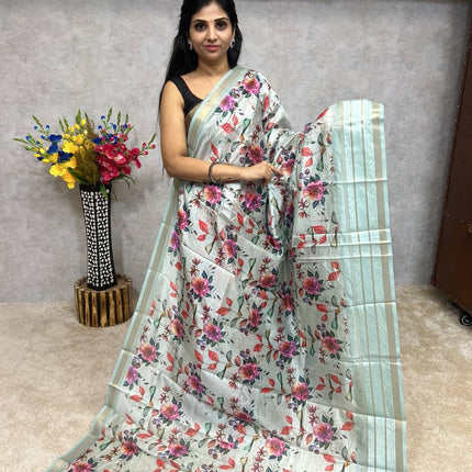 Semi Gadwal Silk Saree