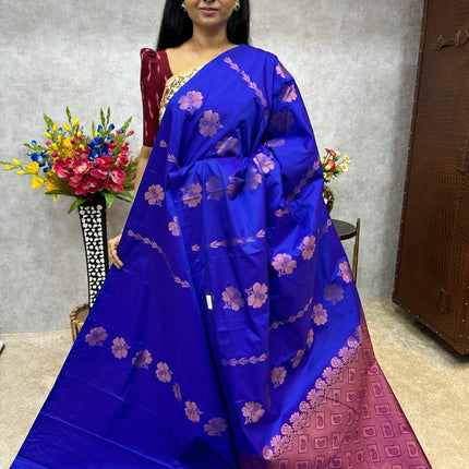 Border Less Kanchi Silk