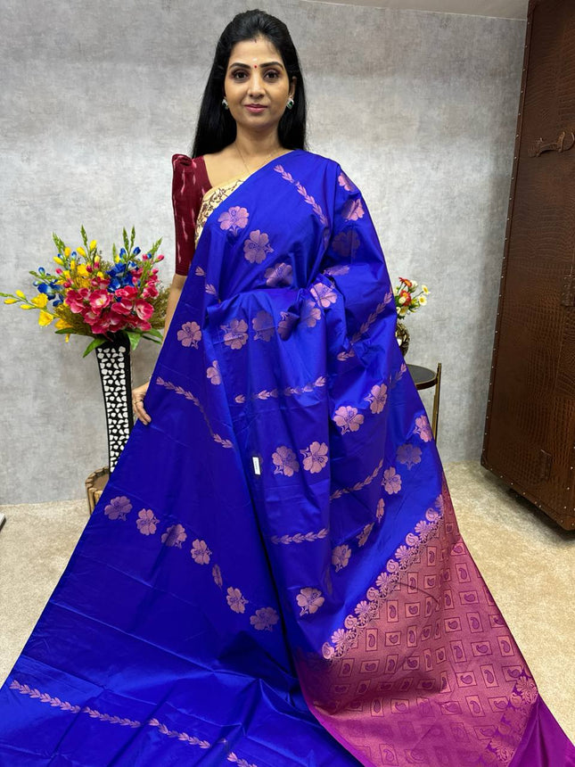 Border Less Kanchi Silk