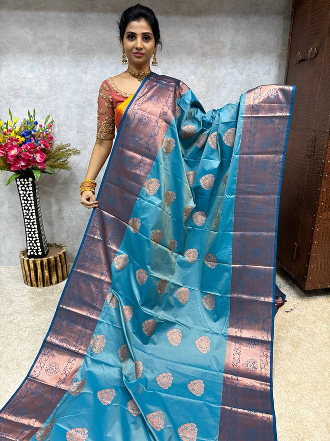 Long Border Kanchi Silk