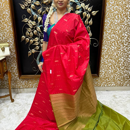 Border Less Kanchi Silk