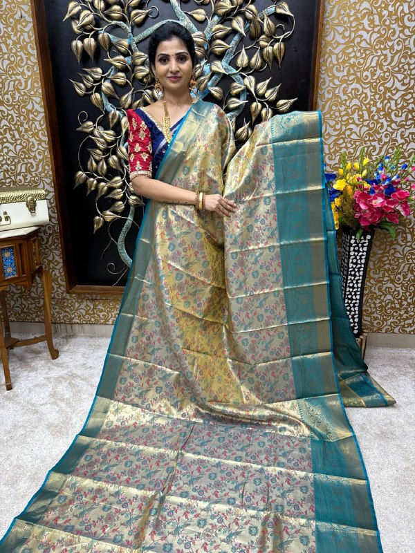 Dharmavaram Brocade Silk Saree | TTDS432