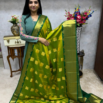 Premium Kanchi Gold Zari