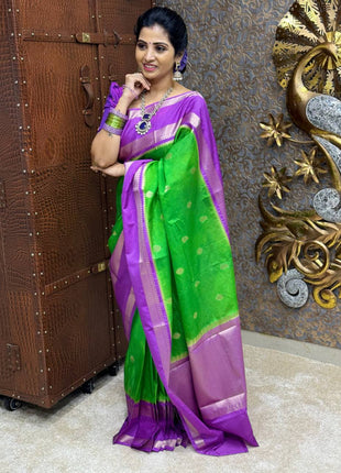 Retta Patta Border Silk