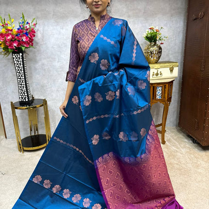 Border Less Kanchi Silk