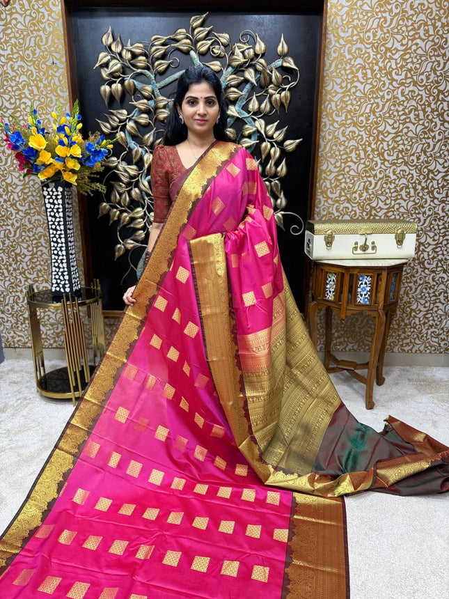 Premium Kanchi Gold Zari