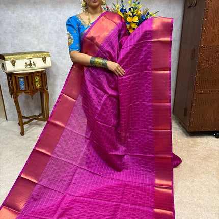 Semi Silk Temple Border