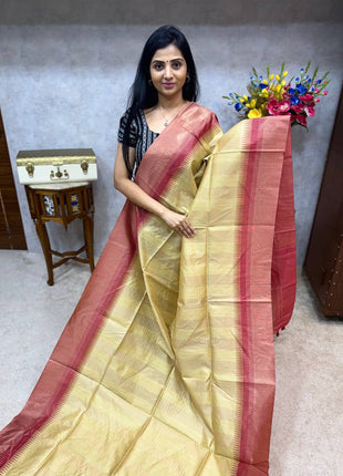 Semi Raw Silk Sarees