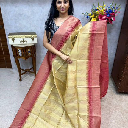 Semi Raw Silk Sarees