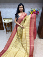 Semi Raw Silk Sarees