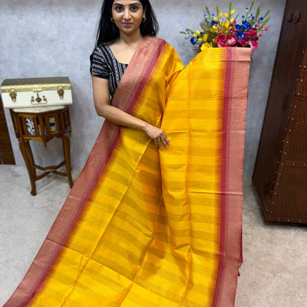 Semi Raw Silk Saree