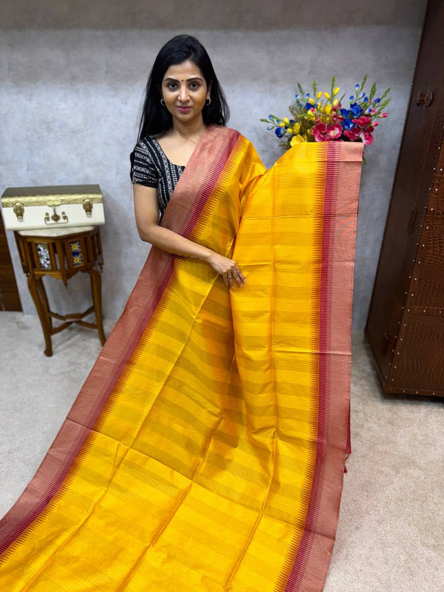 Semi Raw Silk Saree