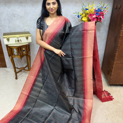 Semi Raw Silk Sarees