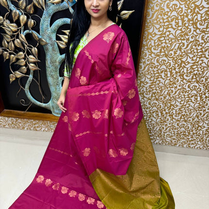 Border Less Kanchi Silk