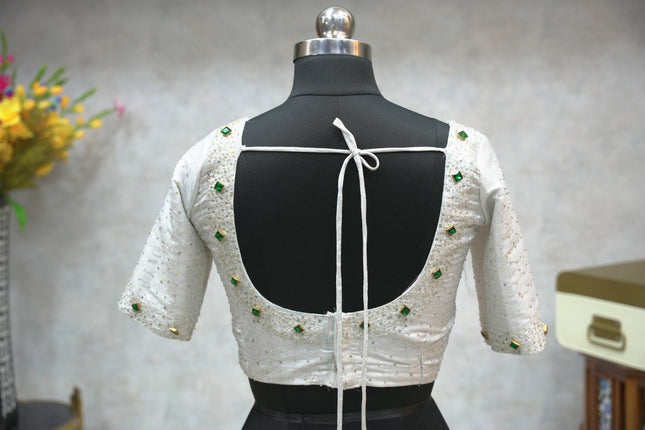 Aari Work Blouse (Customized Unstitched Blouse)