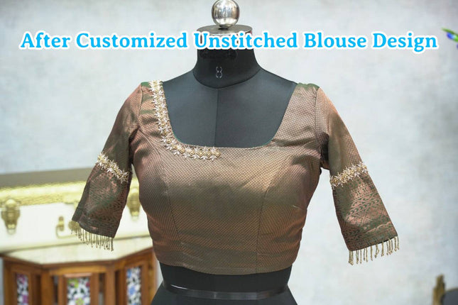 Aari Work Blouse (Customized Unstitched Blouse)