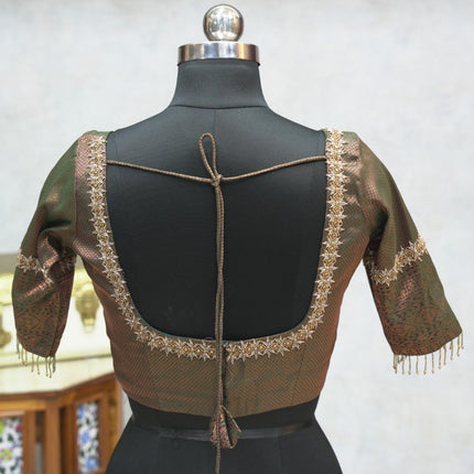 Aari Work Blouse (Customized Unstitched Blouse)