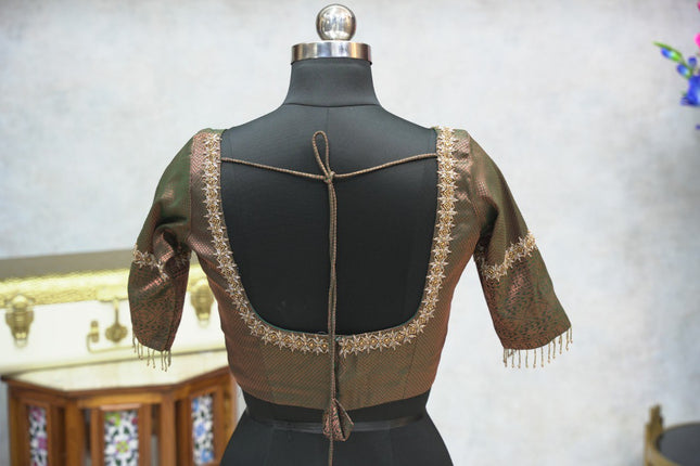 Aari Work Blouse (Customized Unstitched Blouse)