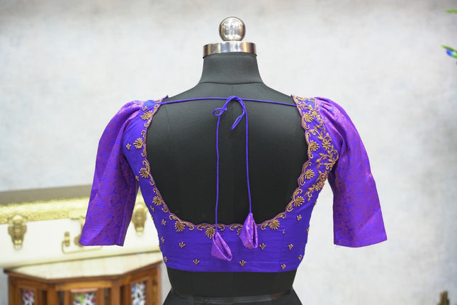 Aari Work Blouse (Customized Unstitched Blouse)