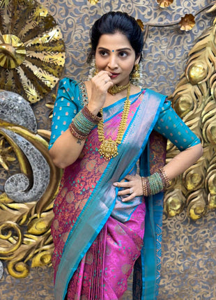 Antique Finish Lakshmi Long Necklace Set