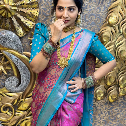 Antique Finish Lakshmi Long Necklace Set