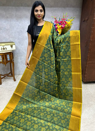 Semi Raw Silk Sarees