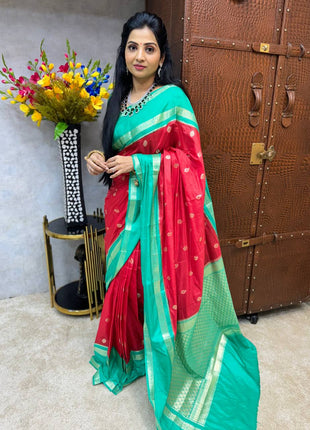 Retta Patta Border Silk