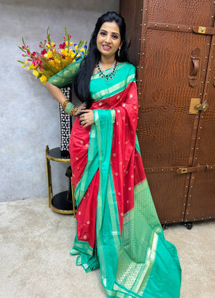 Retta Patta Border Silk